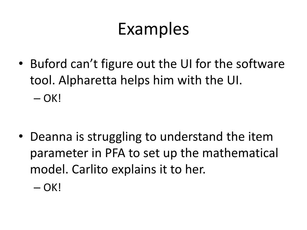 examples