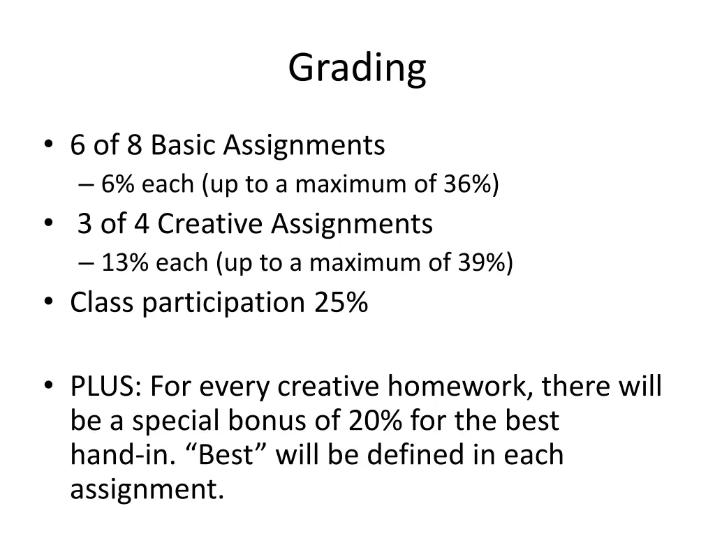 grading