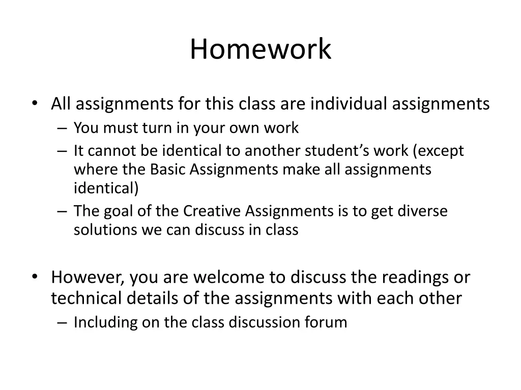 homework