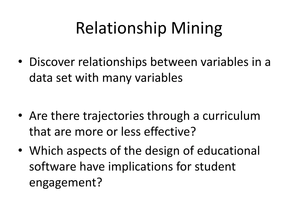 relationship mining 1