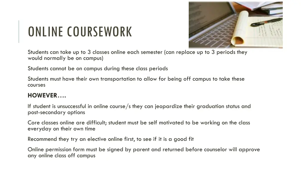 online coursework