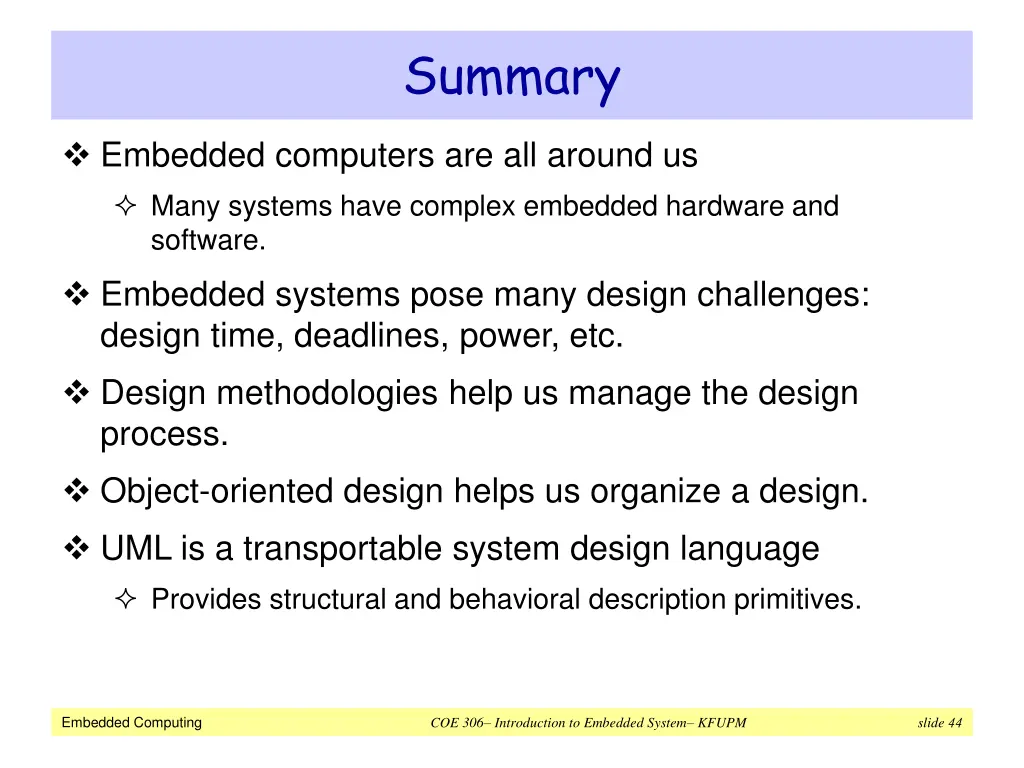 summary