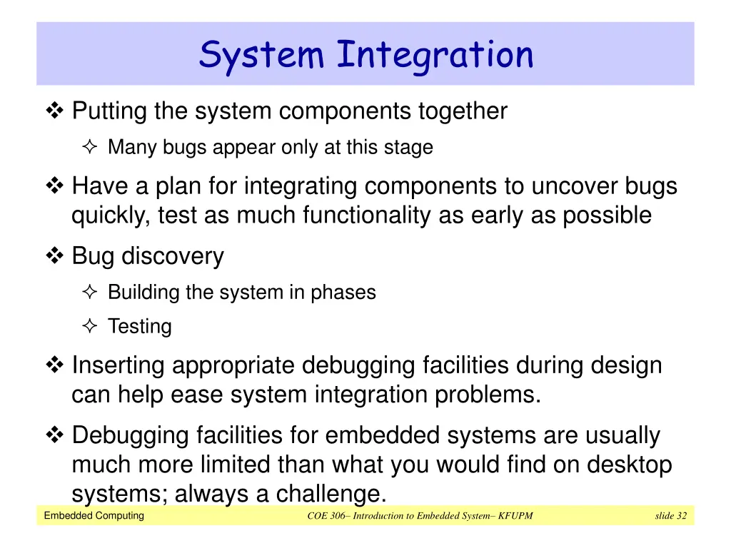 system integration