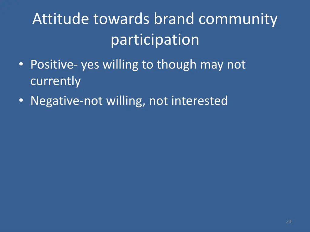 attitude towards brand community participation