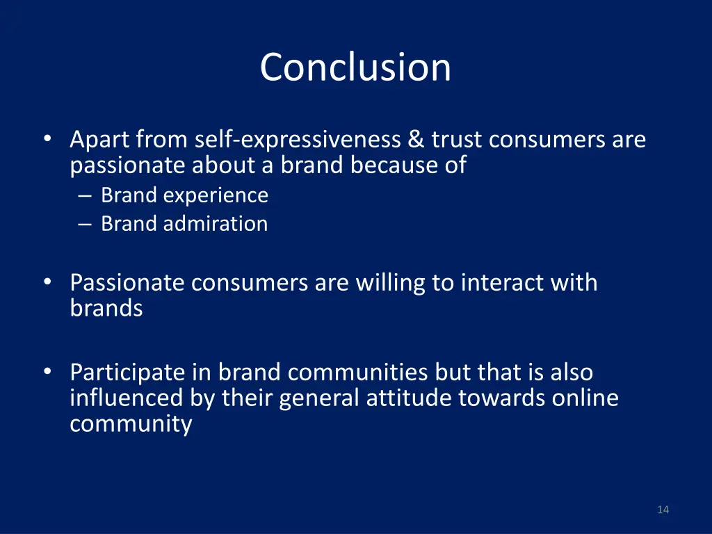 conclusion