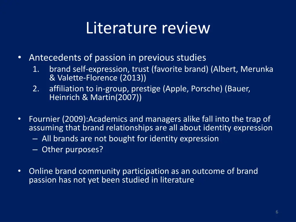 literature review