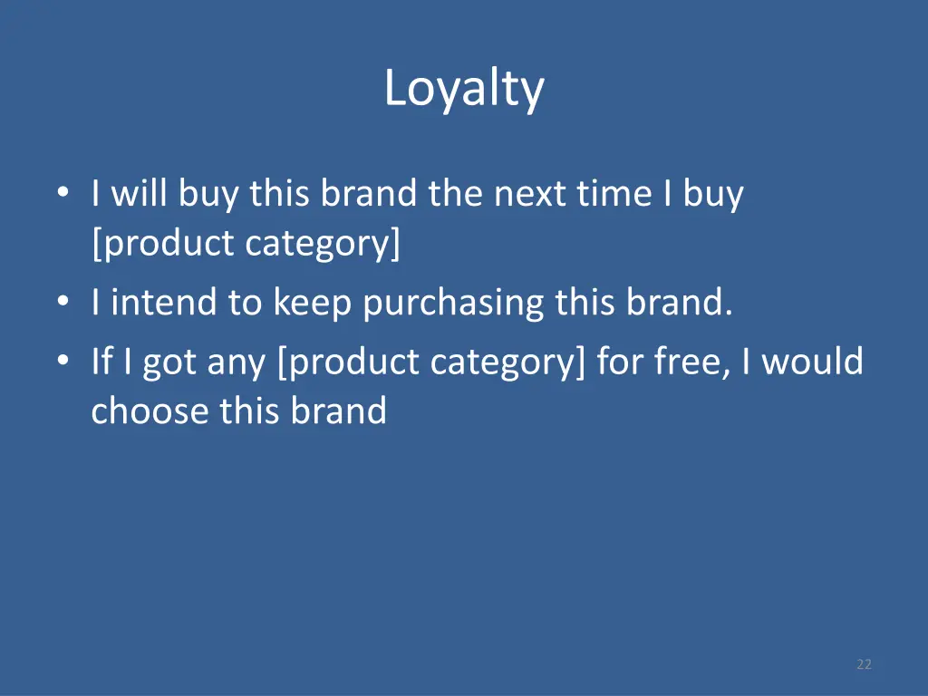 loyalty