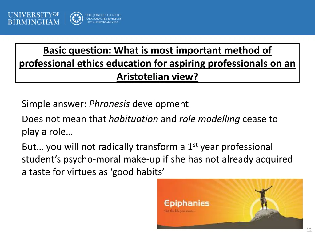 basic question what is most important method