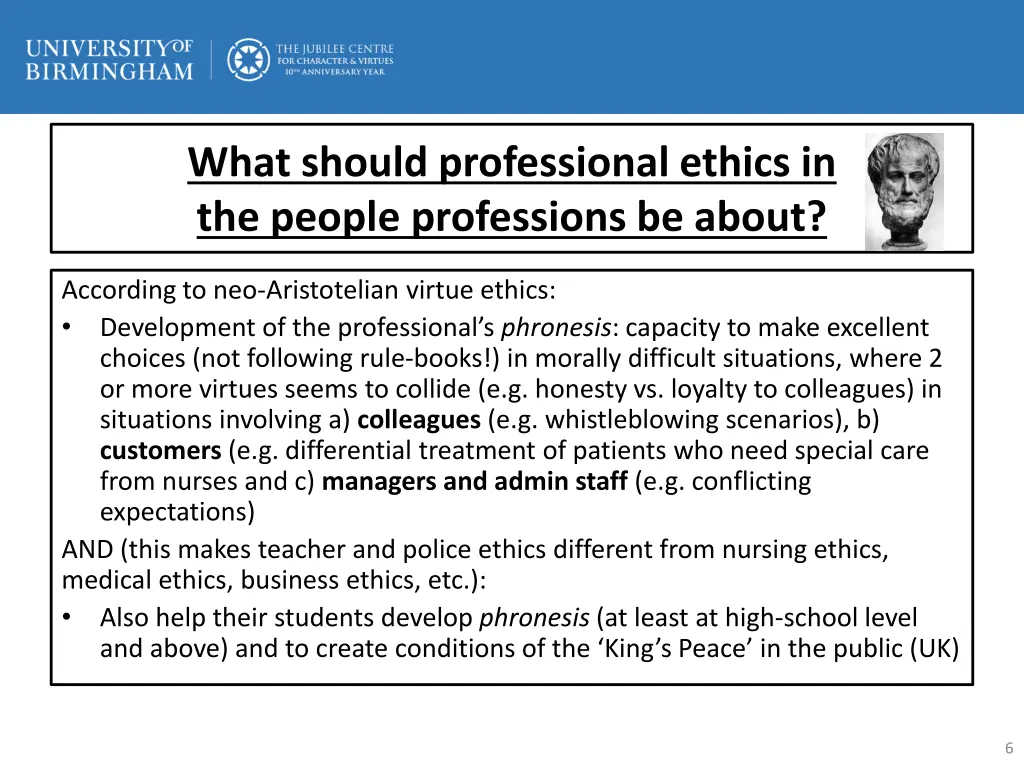 what should professional ethics in the people
