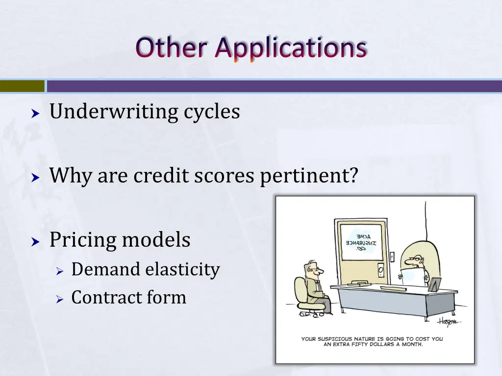 other applications