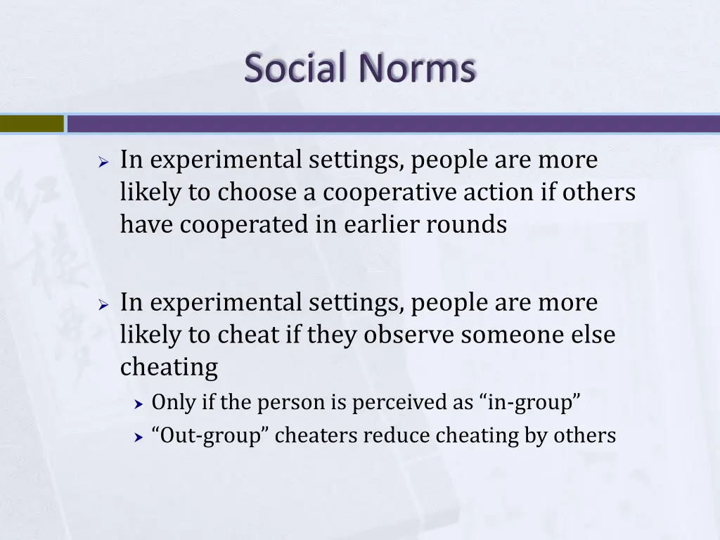 social norms