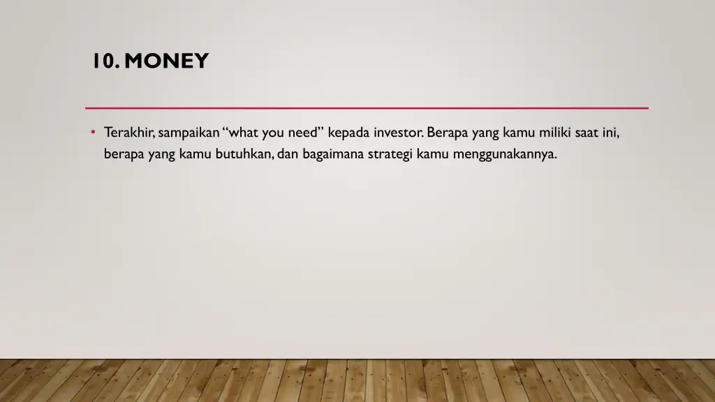 10 money