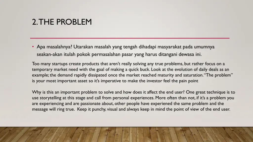 2 the problem