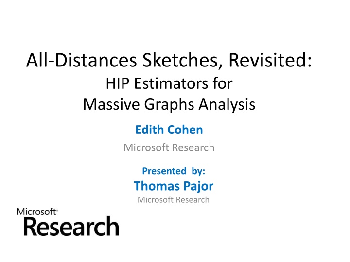all distances sketches revisited hip estimators