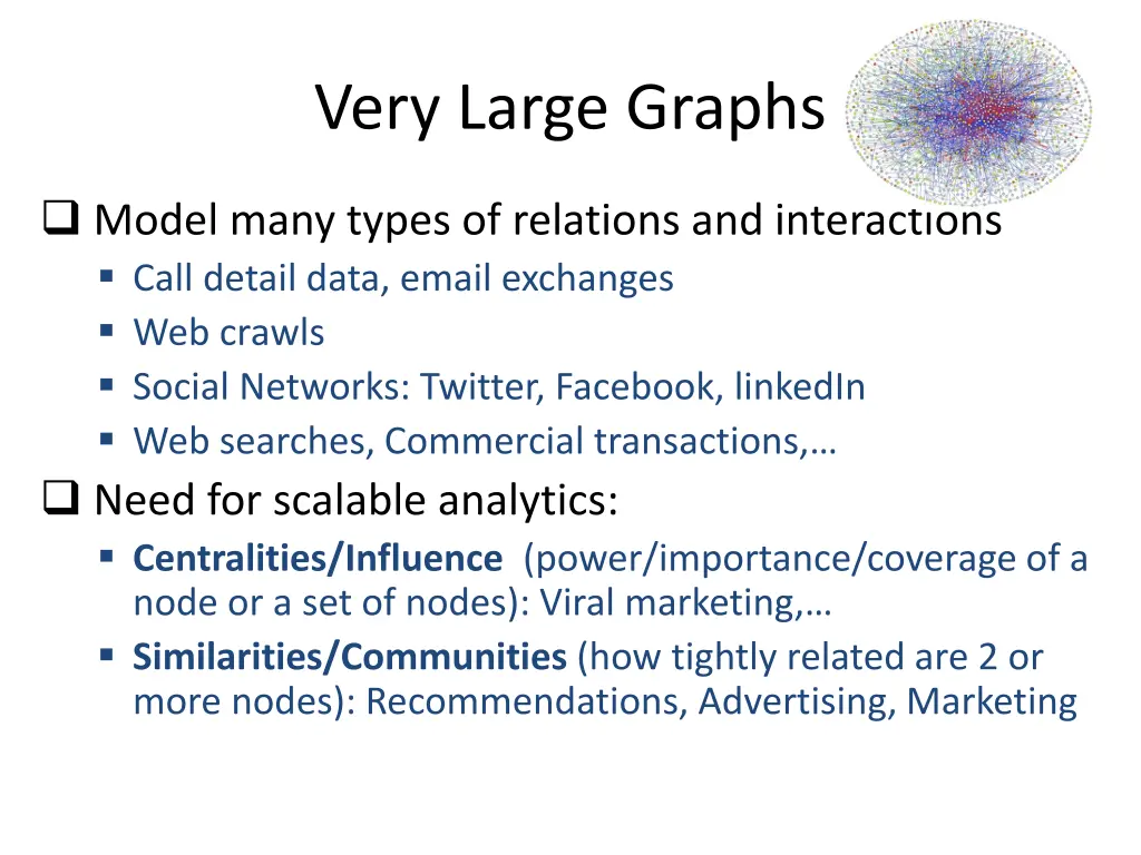 very large graphs