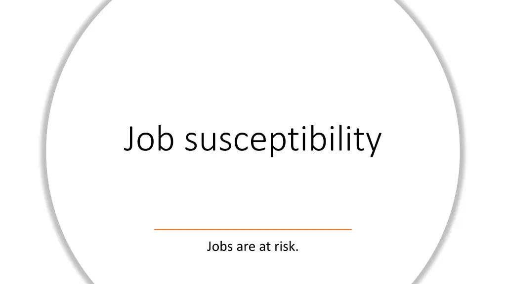 job susceptibility