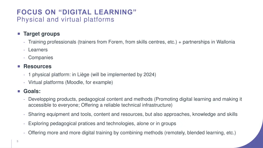 focus on digital learning physical and virtual