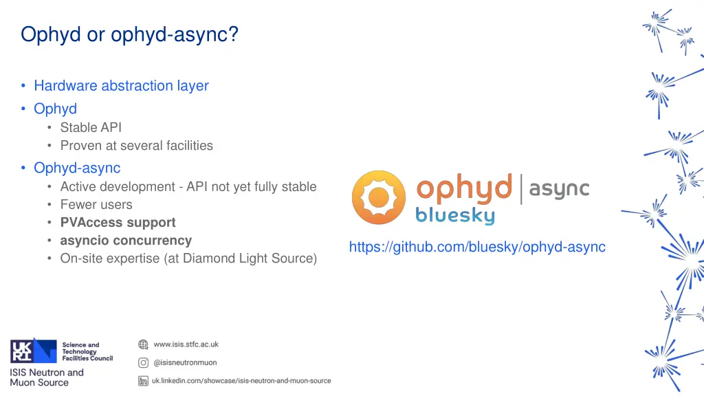 ophyd or ophyd async