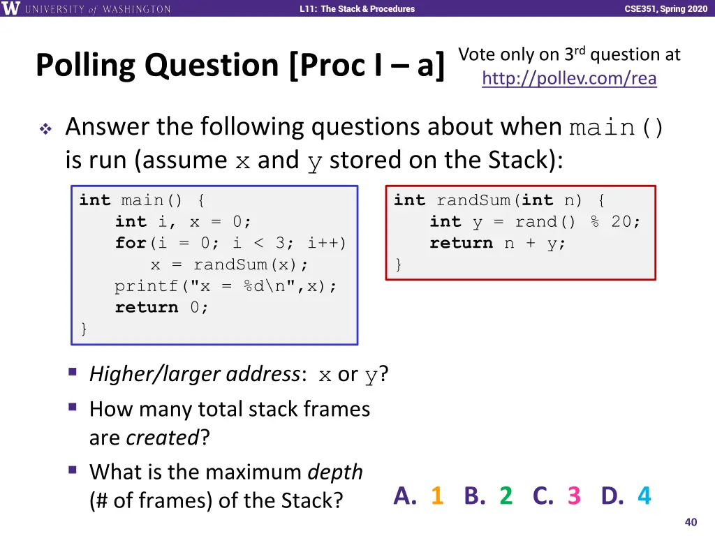 l11 the stack procedures 39