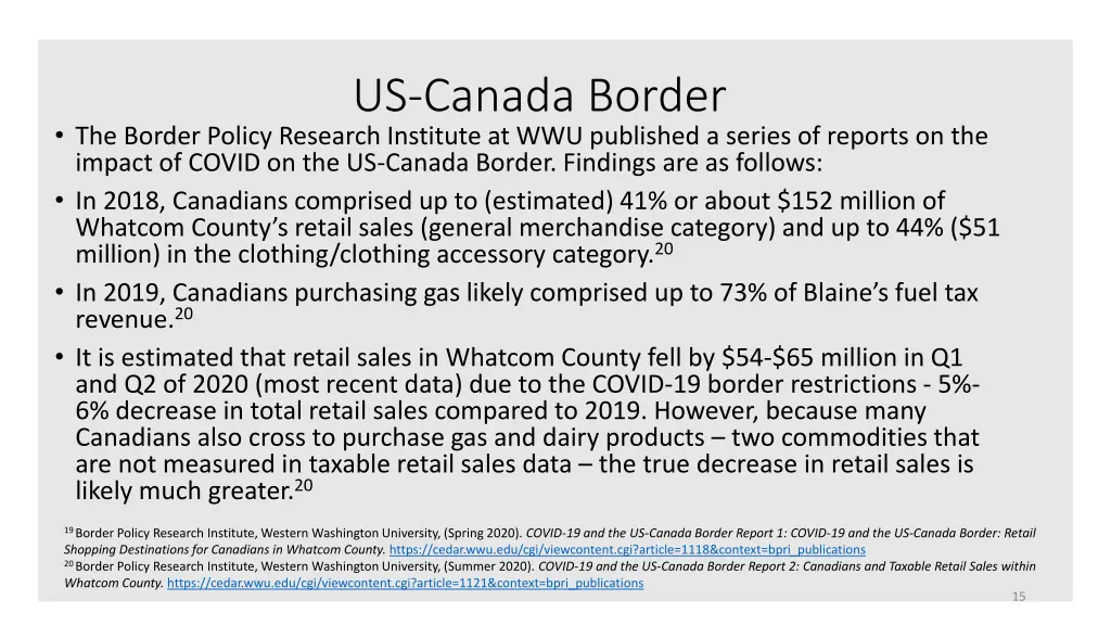 us canada border