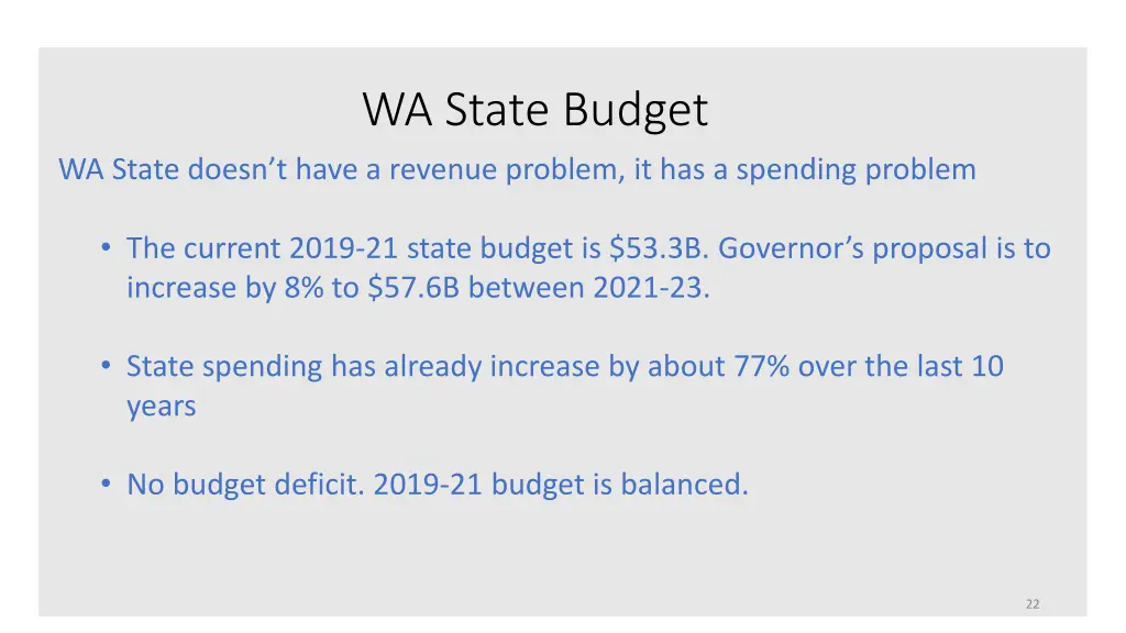 wa state budget