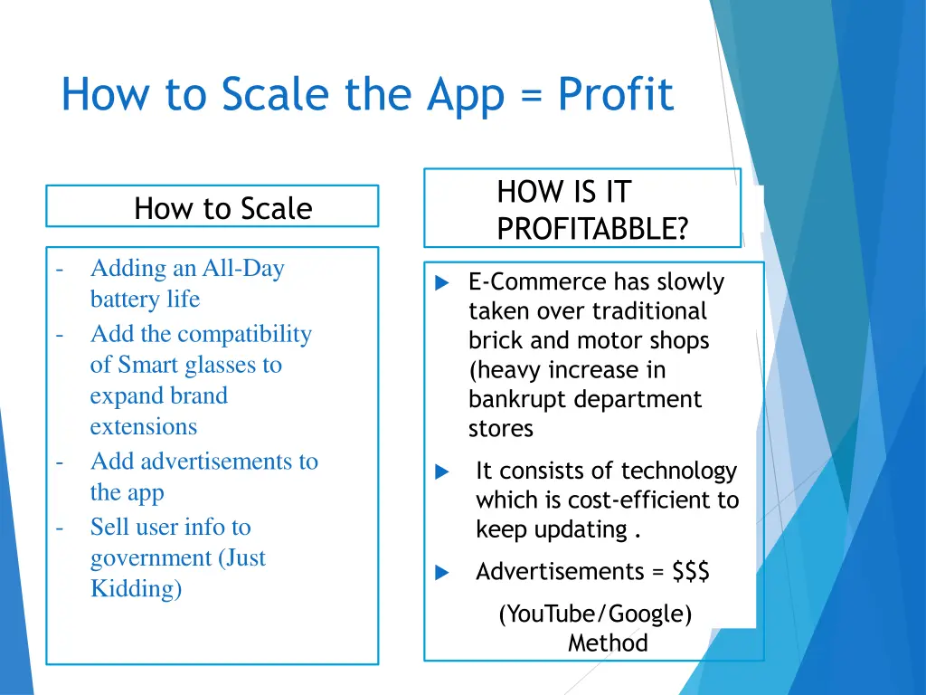 how to scale the app profit