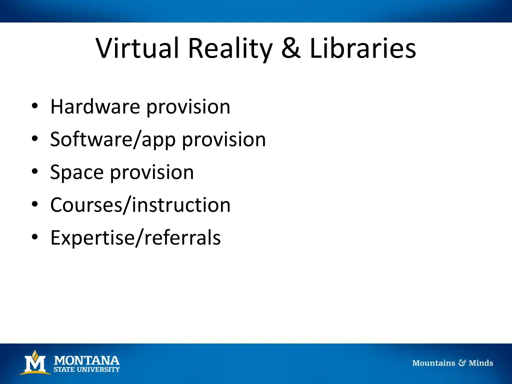 virtual reality libraries