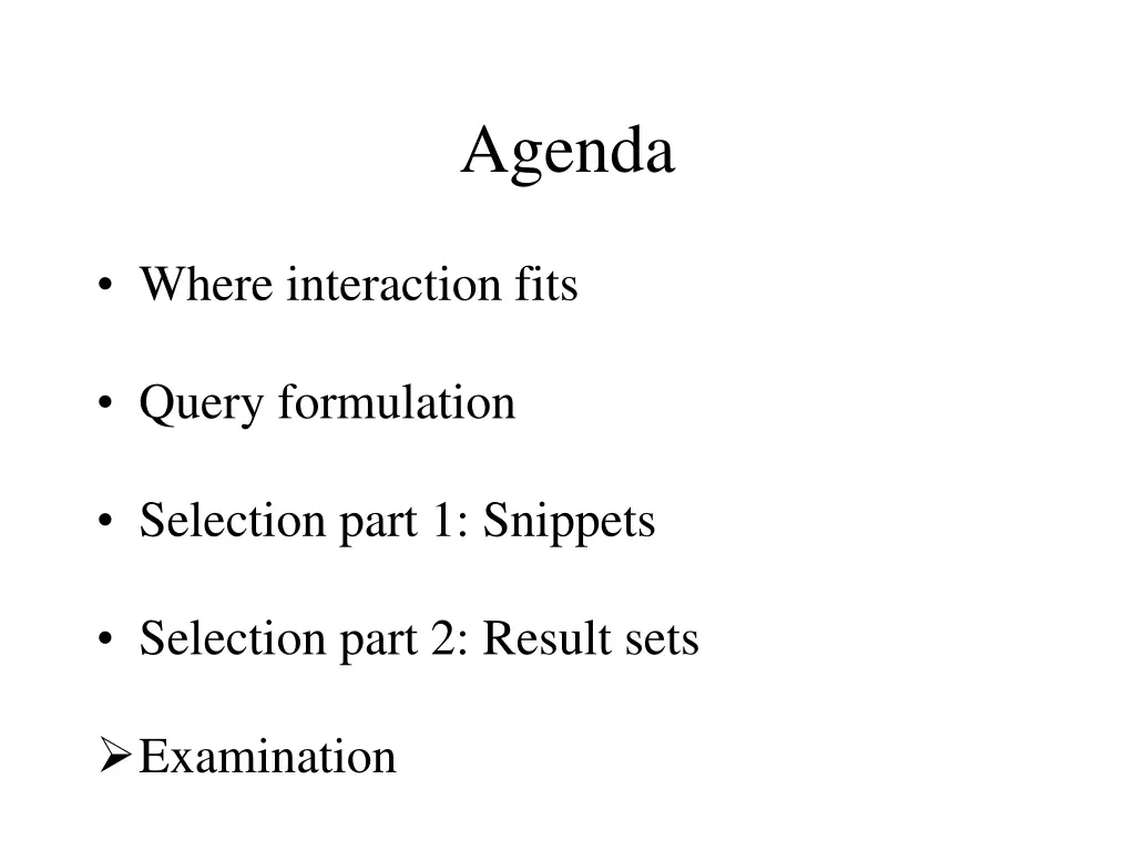 agenda 1