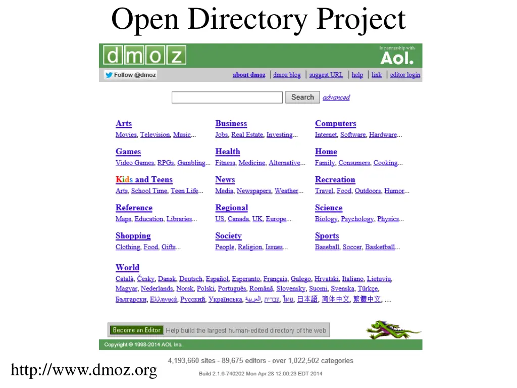 open directory project