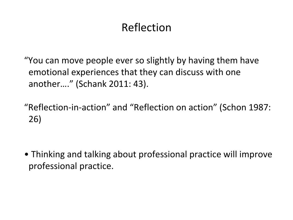 reflection