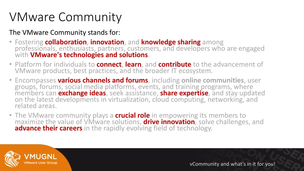 vmware community