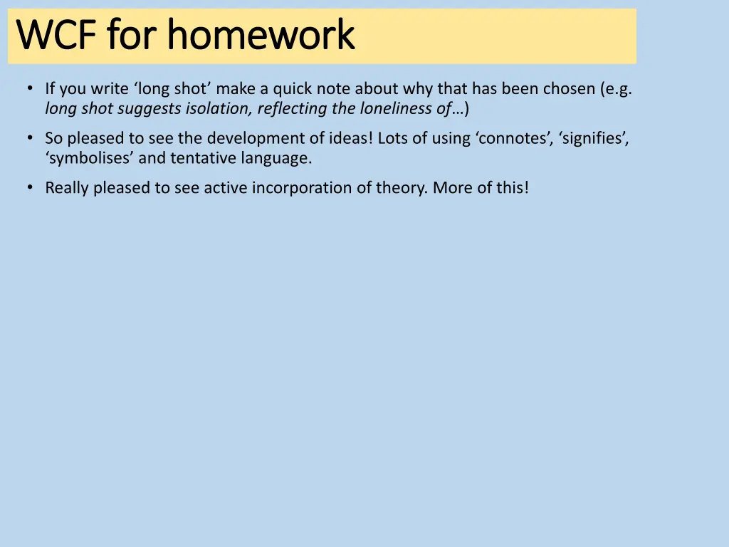 wcf for homework wcf for homework