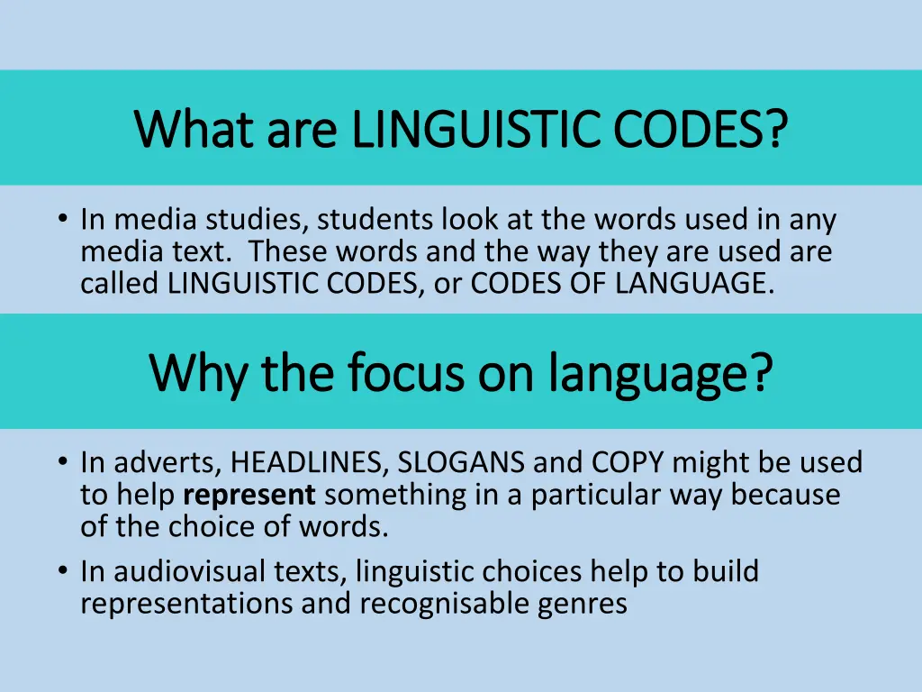 what are linguistic codes what are linguistic