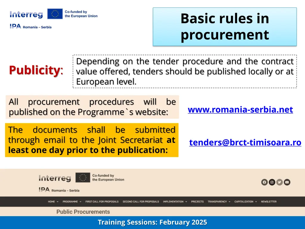 basic rules in procurement 2