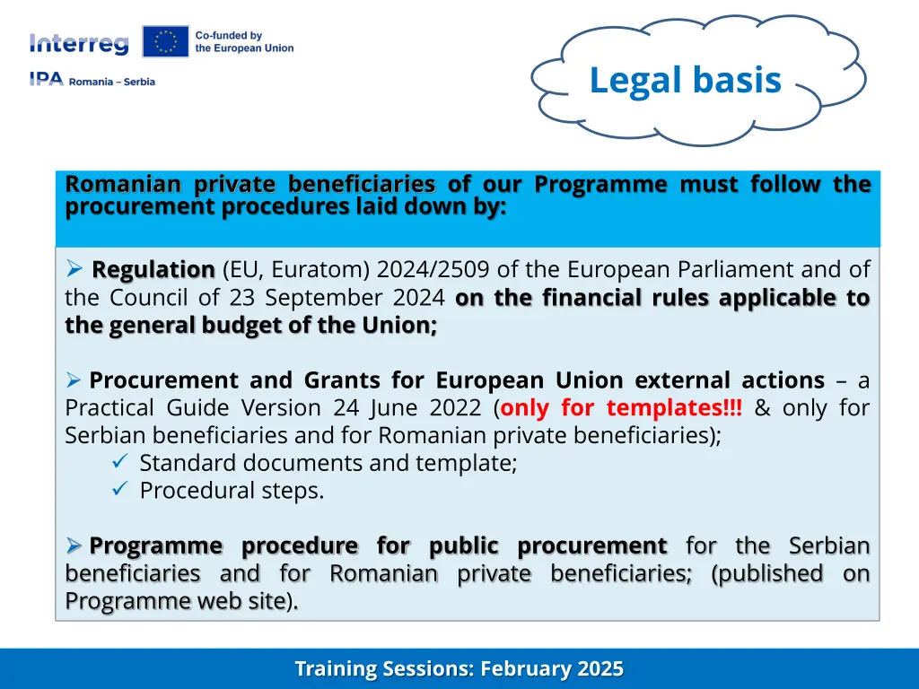 legal basis
