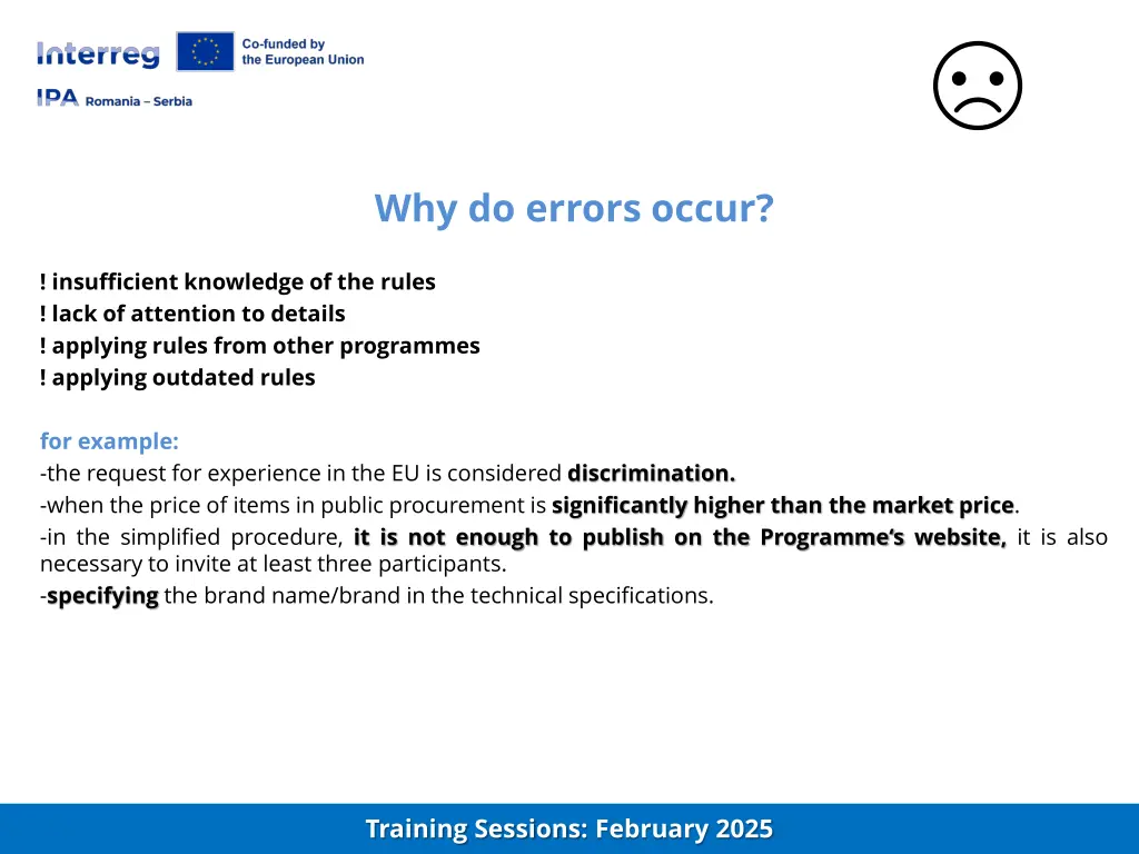 why do errors occur