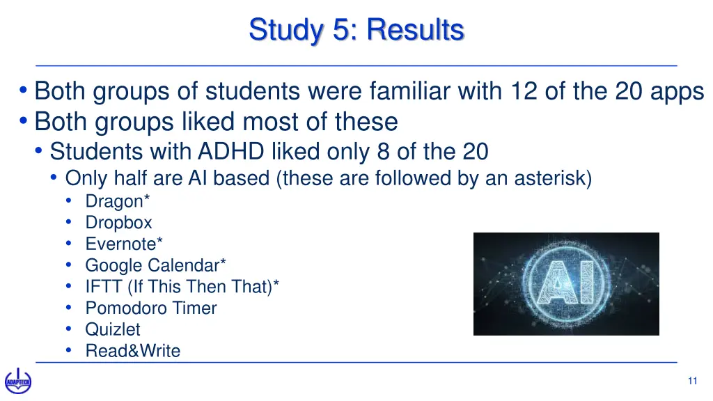 study 5 results