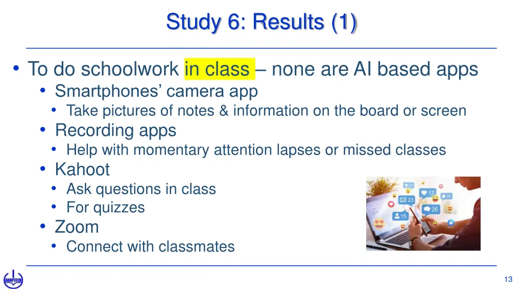 study 6 results 1