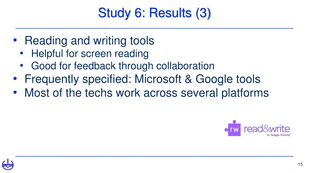 study 6 results 3