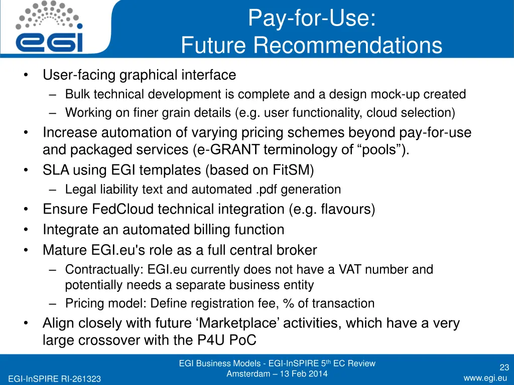 pay for use