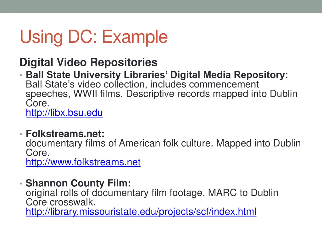using dc example