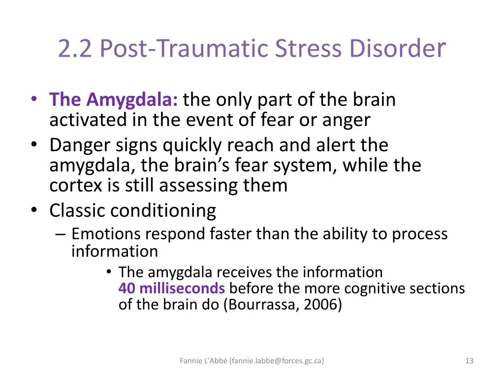 2 2 post traumatic stress disorde r
