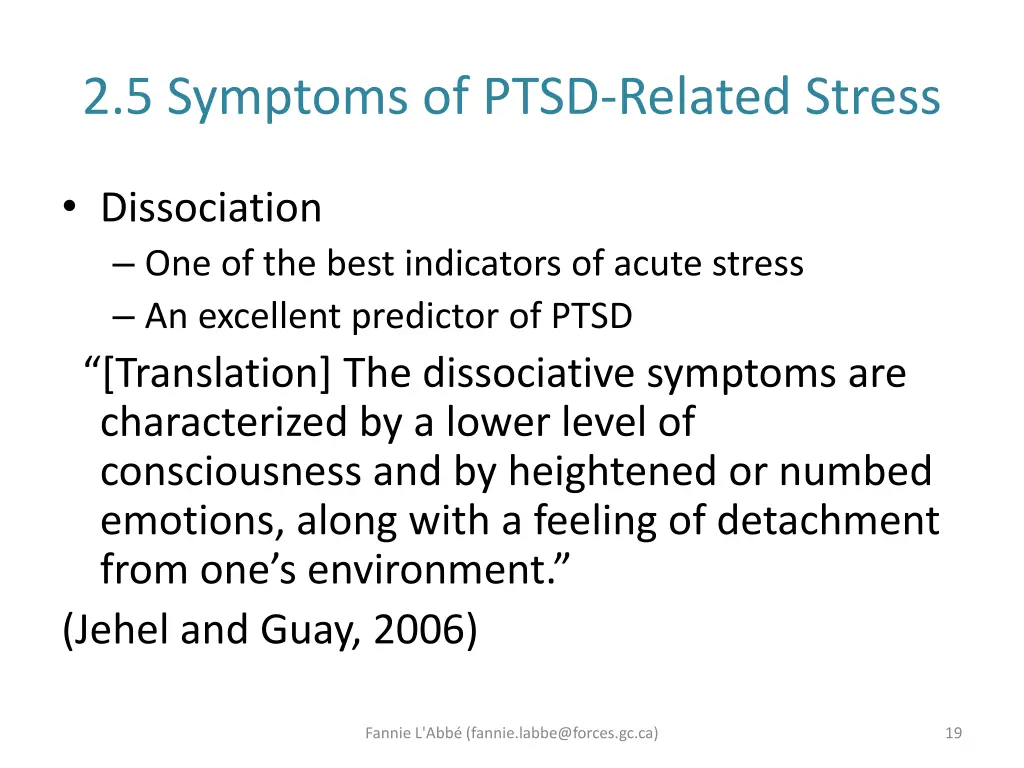 2 5 symptoms of ptsd related stress 1