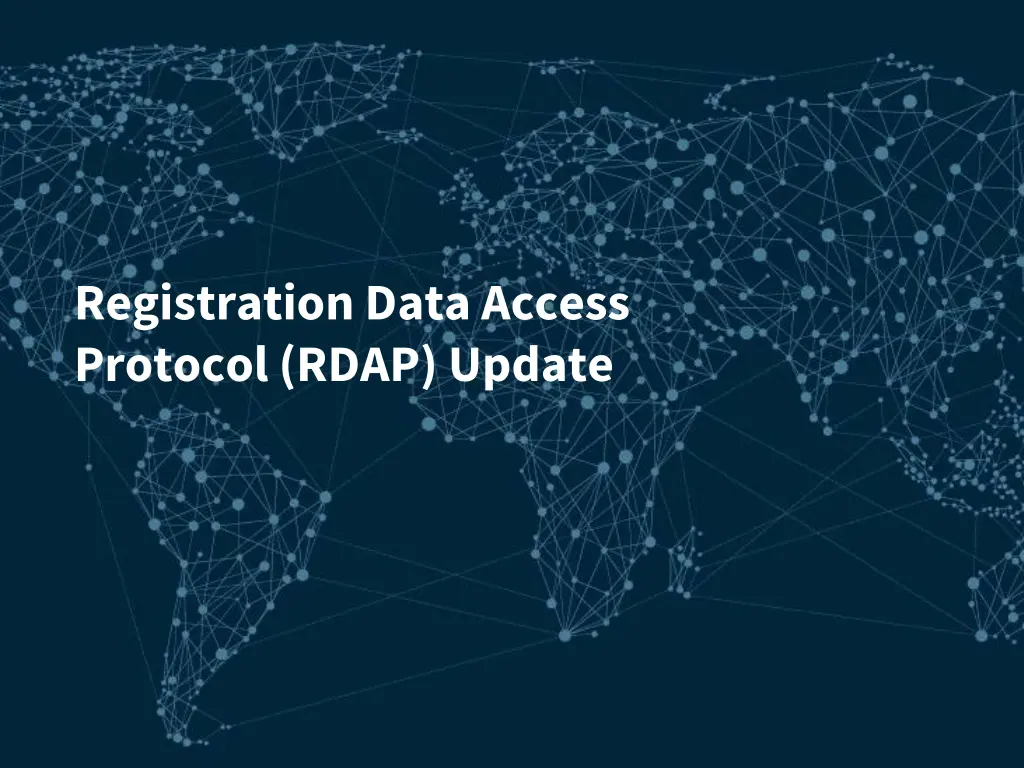 registration data access protocol rdap update