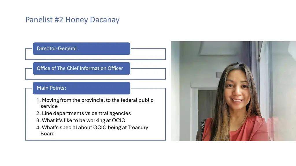 panelist 2 honey dacanay