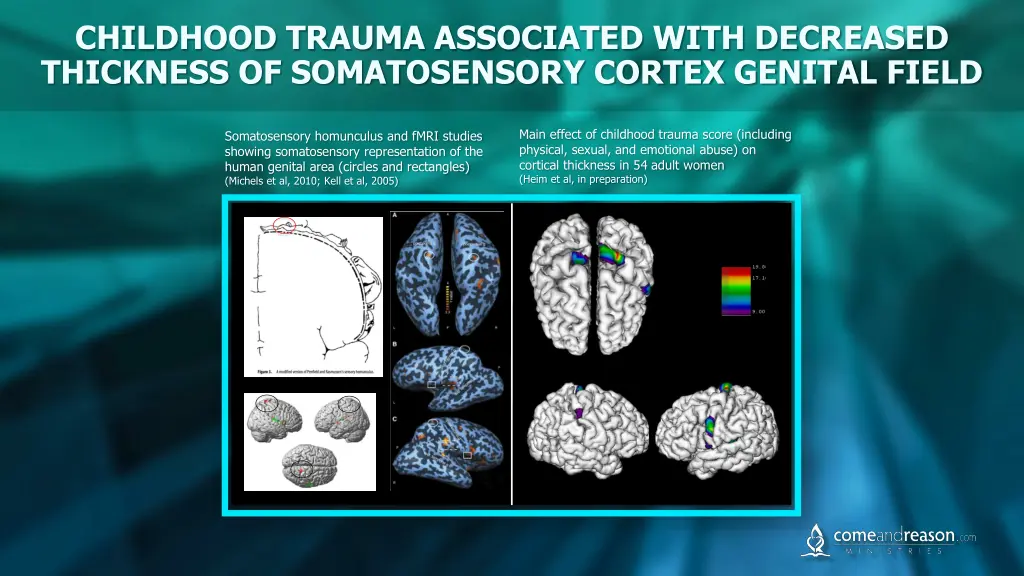 childhood trauma associated with decreased