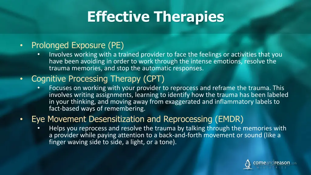 effective therapies