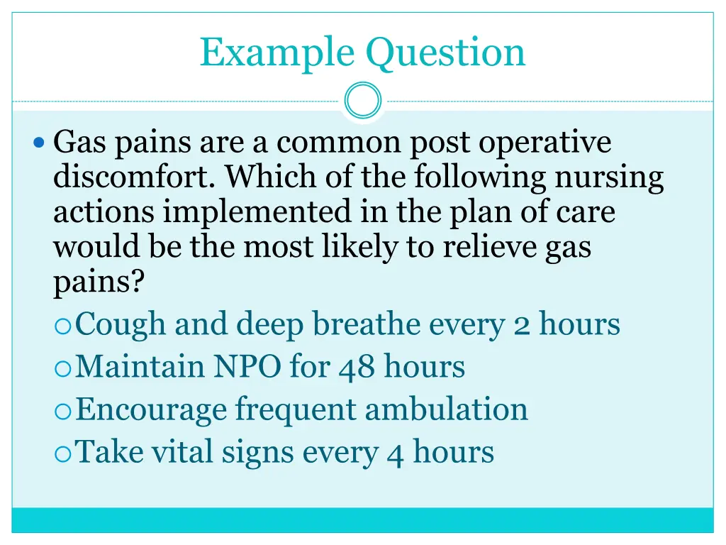 example question 1