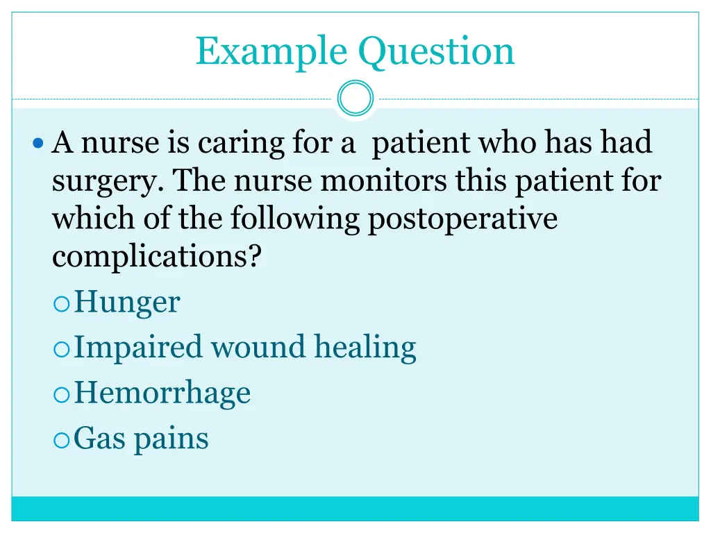 example question