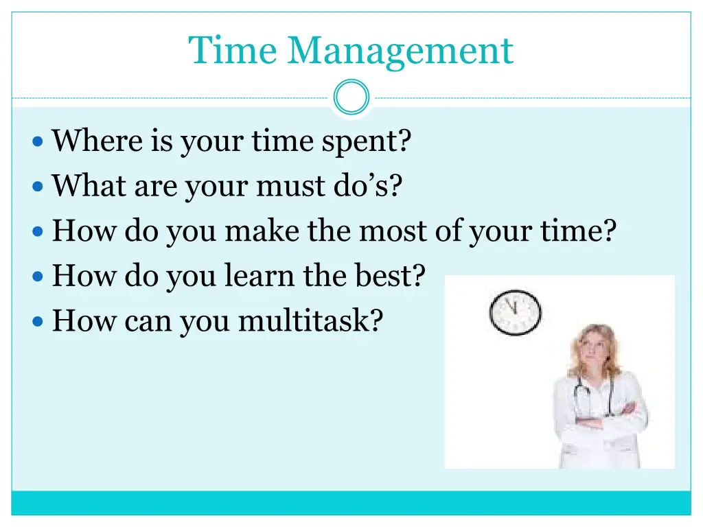 time management